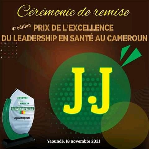 Cérémonie de remise du Prix de l’Excellence du Leadership en santé au Cameroun, ce 18 novembre 2021 à partir de 18h00 au Djeuga Palace Hôtel de Yaoundé.