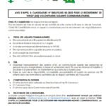 AVIS D’APPEL A CANDIDATURE N°1805/FIS/DE/ 05-2022 POUR LE RECRUTEMENT DE VINGT (20) VOLONTAIRES AIDANTS COMMUNAUTAIRES