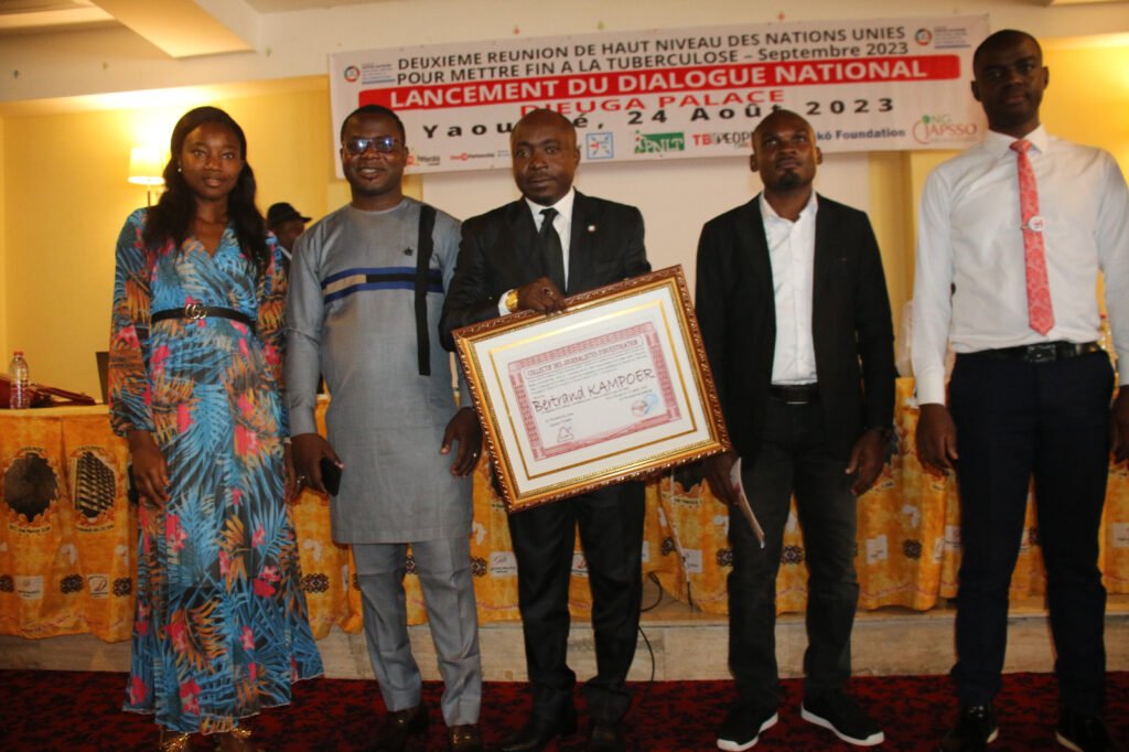 ONG FIS-Cameroun de Bertrand Kampoer reconnue Acteur numéro 1 dans la lutte contre la Tuberculose au Cameroun